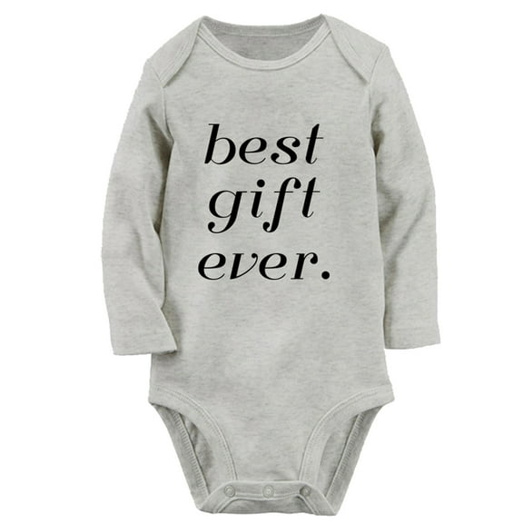 iDzn Babies Be Gift Ever Funny Rompers, Newborn Baby Unisex Bodysuits, Infant Jumpsuits, Toddler Kids Long One-Piece Oufits