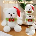 thumbnail image 2 of Cute Teddy Bear Stuffed Animal Doll - Soft Christmas Series Bear Plush Toy Pillow Doll Home Decor, 2 of 4