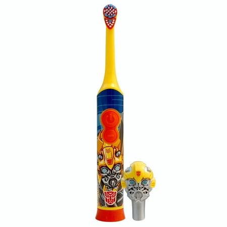 Firefly clean n' protect? transformers soft powered toothbrush with antibacterial cover