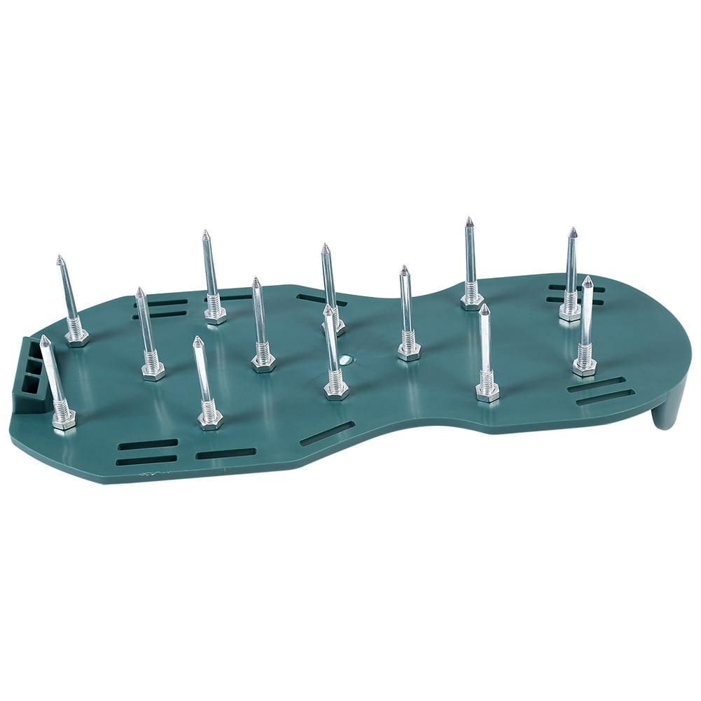 Lawn Aerator Spike Sandals Walking Grass Soil Loosening Aerator Spiked Shoes Gardening Tool for Yard Patio Lawn Garden4 straps
