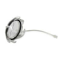Camco 39455 Clear RV Sewer Cap with Lanyard - Prevents Leaks and Spills from Your RV's Sewer System, Silver