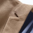 thumbnail image 4 of British Style Men's Corduroy Suit Coat Fashion Slim Fit Casual Jacket for Everyday Wear and Comfortable Outfit Versatile Layering Piece Workwear Men's Trench Coat Plus Size Winter Cardigan for Men, 4 of 7