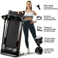 thumbnail image 2 of 2.5 HP Foldable Treadmill with Incline, Portable Run Walking Folding Compact Exercise Machine with 12 Preset Program, LED Display, Easy Assembly for Small Space Fitness Electric Workout for Home, 2 of 5