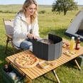 thumbnail image 4 of BotaniNest Pare-Vent pour Réchaud de Camping, Pare-Vent Portable pour Cuisson Extérieure, pour Sac à Dos, Randonnée, Pique-Nique, 4 of 5