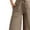 Coffee-a, variant on Capri Pants for Women 2025 High Elastic Waist Wide Leg Flowy Palazzo Capris with Pockets Womens Cropped Pants