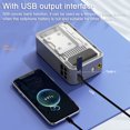 thumbnail image 2 of TFixol 7.4V Lithium Battery Car Air Pump - Multifunctional Portable Tire Inflator with Emergency Light, Power Bank, Auto Pressure Detection, and LED Display for Cars, Bikes, and Sports Equipment., 2 of 6