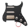 thumbnail image 1 of Guitare Électrique Pickguard SSH Câblé Alnico 5 Micros Noir Musical, 1 of 7