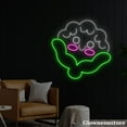 thumbnail image 2 of Glowneon Cute Broccoli Neon Sign, Broccoli Baby Led Sign, Nursery Room Decor, Kid Room Decor, 2 of 5