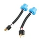 thumbnail image 1 of 2Pcs 9007 Male to H4 Female Plug Headlight Conversion Cable Wire Connector Adapter, 1 of 9