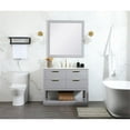 thumbnail image 6 of 42 inch single bathroom vanity in grey, 6 of 8