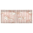 thumbnail image 3 of BZSMCE Set of 2 Pieces Kitchen Window Curtain Fashion Corgis Cuddle Fest Printed 27x24in/27x36in, 3 of 9