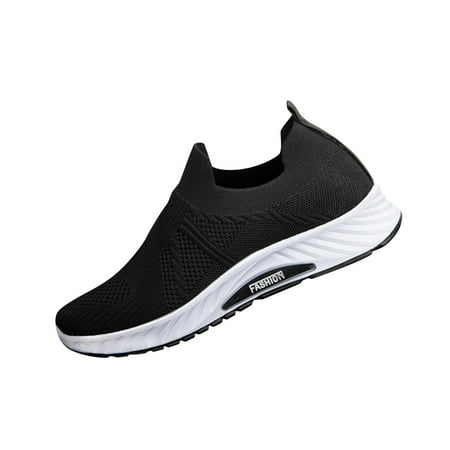 

lystmrge Men s Sneakers Size 11 Mens Work Sneakers Mens Snakeskin Sneakers Wedges Sneakers Fashion Breathable Men s Leisure Casual Outdoor Slip On Shoes Men s Sneakers