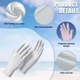 thumbnail image 3 of Mangas refrescantes con protección UV para ciclismo y deportes al aire libre, color blanco + piel + gris., 3 of 5