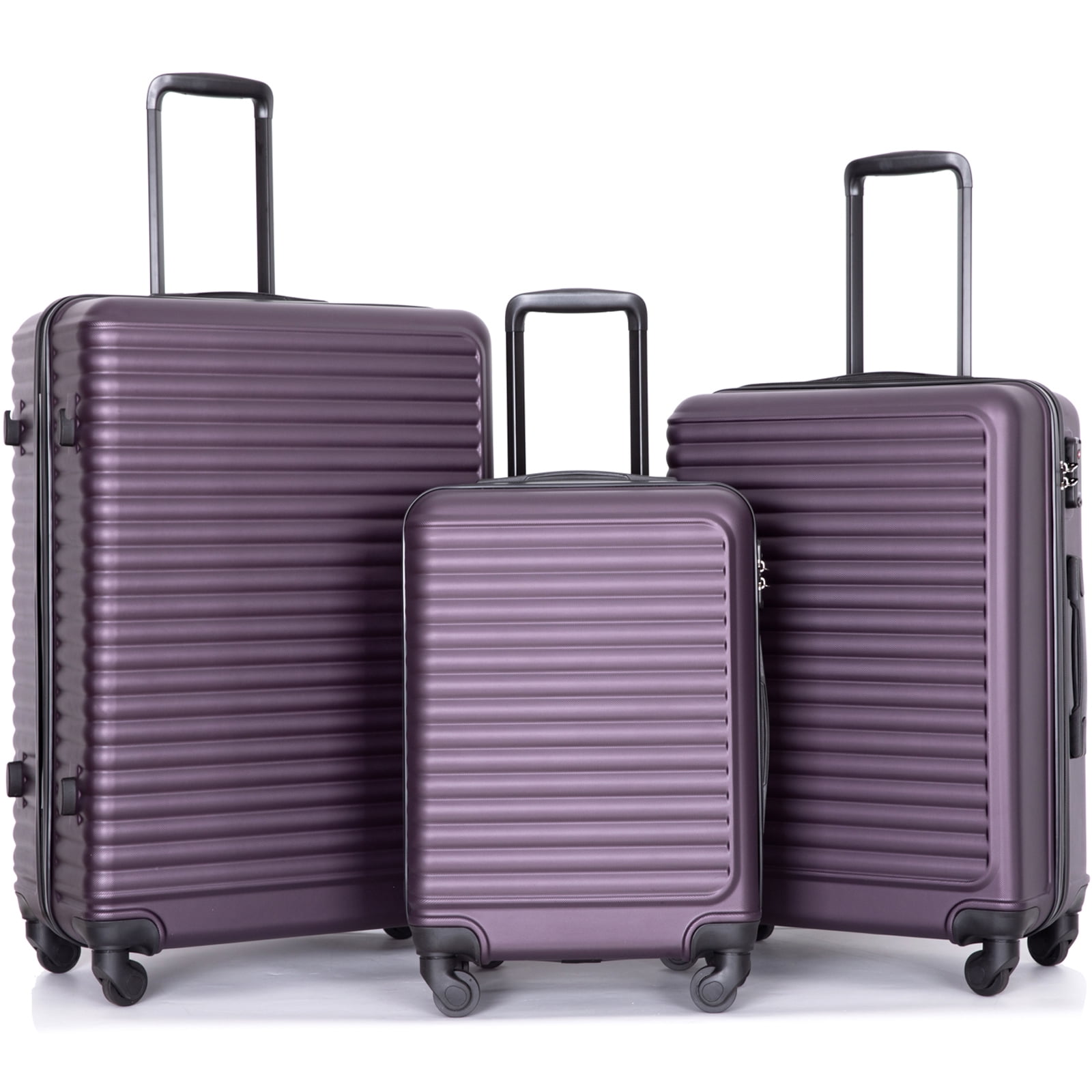 3 Piece Luggage Sets, Lightweight Carry on Luggage for Airplane