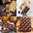 thumbnail image 2 of Silicone Chocolate Bar Mold Large, Thick, Breakable Candy Bar Mold Suitable for Pistachio Chocolate and Candy Making, 2 of 6