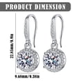 thumbnail image 2 of WILLBEST Aretes Para Mujer De Plata Fina 925 Con Perla, Pendientes Colgantes De Oro Moderno, No Irritantes, Pendientes De Boda, Joyería Para Novias., 2 of 5