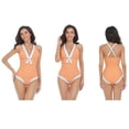 thumbnail image 4 of Slimming One-Piece Swimsuit with Multi-Color Stylish Seamless Bathing Suit for Beach Swimming Pool, 4 of 5
