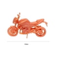 thumbnail image 7 of Model Autocycle, 1:64 Motorcycle Model, Handpainted Unpainted 1:64 Tiny Motorbike Toys, Miniature Motorcycle for Architectural Layout Building Style C, 7 of 7