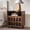 Walnut, variant on Mintazer Modern Nightstand with Charging Station, Bedside Table with 2 Mirrored Drawer, End Table for Bedroom Living Room, Walnut
