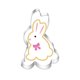 thumbnail image 1 of Artículos de cocina Conejito de Pascua de dibujos animados Formas de zanahoria Juego de cortadores de galletas de acero inoxidable Moldes para galletas de Pascua de acero inoxidable Conejo de, 1 of 7