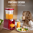 thumbnail image 5 of Vevor JYMNXRJ09L0037OCUV1 32 oz Slushy Machine for Home Margarita Slush Smoothie Frozen Drink Maker, Red, 5 of 10