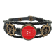 thumbnail image 1 of Turquía país bandera nombre Pulsera marina tejida en cuero, 1 of 4