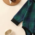 thumbnail image 7 of Curenmufel Baby Boy Outfits Newborn Baby Boy Girl Clothes Ribbed Knitted Long Sleeve Romper Pants Solid Cotton Infant Fall Winter Outfits 2Pcs 0 3 6 9 12 18 24 Months (Dark Green,0-3 Months), 7 of 7