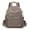 Khaki, variant on New Stylish Casual Backpack for Men And Women Featuring Diamond Embroidery And Rivets, with a Randomly Directed Pull Head