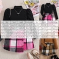 thumbnail image 3 of Vdoaml Girls Puff Sleeve Turtleneck Top Skort Set Kids Fall Winter 2 Piece Outfit Children Casual Dressy Clothing 5-6 Years Brown, 3 of 5