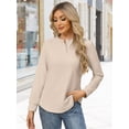 thumbnail image 5 of Waffle Knit Shirts for Women XL, 5 of 8