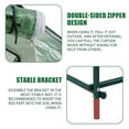 thumbnail image 3 of FDW Greenhouse for Outdoors Greenhouse Walk-in Green House L9.8'xW6.5'xH6.5' Plastic Mini Greenhouse Kit Indoor Portable Greenhouse Plant Shelves Tomato Herb Canopy for Patio,Green, 3 of 7