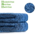 thumbnail image 4 of AIDEA Microfiber Drying Towel-2PK, Cleaning Cloths, Scratch-Free, Strong Water Absorption Drying Towel for Cars, SUVs, RVs, Trucks, and Boats Gifts(Blue 24 in. x 31 in.), 4 of 5