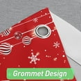 thumbnail image 4 of Christmas Elk Shower Curtain, Merry Christmas Reindeer Red Shower Curtains for Bathroom, Cute Winter Farmhouse Holiday New Year Bathroom Home Decor, Waterproof Fabric with Hooks 72x72 Inch, 4 of 6