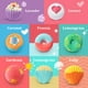 thumbnail image 2 of Set de regalo de 7 bombas de baño naturales STNTUS INNOVATIONS, 2 of 7