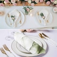 thumbnail image 2 of Marble Sage Green Cloth Napkins, Gold White Modern Gradient Ocean Wavy Washable and Reusable Dinner Napkins Set of 6, Table Napkin for Kitchen Party Birthday Wedding Hotel Housewarming 20"x20", 2 of 8