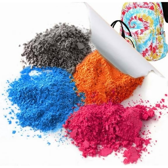 Tie-dye Powder Dye Fabric, 9 color Set dyes, Permanent and washable powder tie-dye, Creative Dyes for Clothing, Adult, DIY tie-dye (9 colors, 2 oz.)