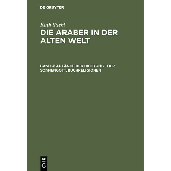 Anfänge der Dichtung - Der Sonnengott. Buchreligionen, (Hardcover)
