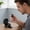 Black, variant on RBER Fingertip Wireless Remote Control Mobile Phone Tablet Rechargeable Rolling Ring Page Flipping Device With Wireless Charging