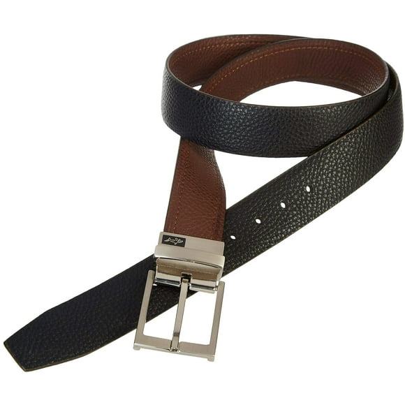 Greg Norman Men's Reversible Twist Buckle, brown/black, 40