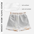 thumbnail image 3 of FORMRS Boys Swim Trunks Quick Dry Mesh Liner Boardshorts Sizes XS-XL, Orange Seahorse, 3 of 7