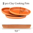 thumbnail image 3 of Juego de 2 sartenes de terracota aptas para horno Areste, 3 of 9