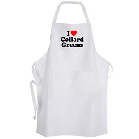 Aprons365 - I Love Collard Greens Apron Food Chef Cook Kitchen Healthy (Best Way To Cook Frozen Collard Greens)