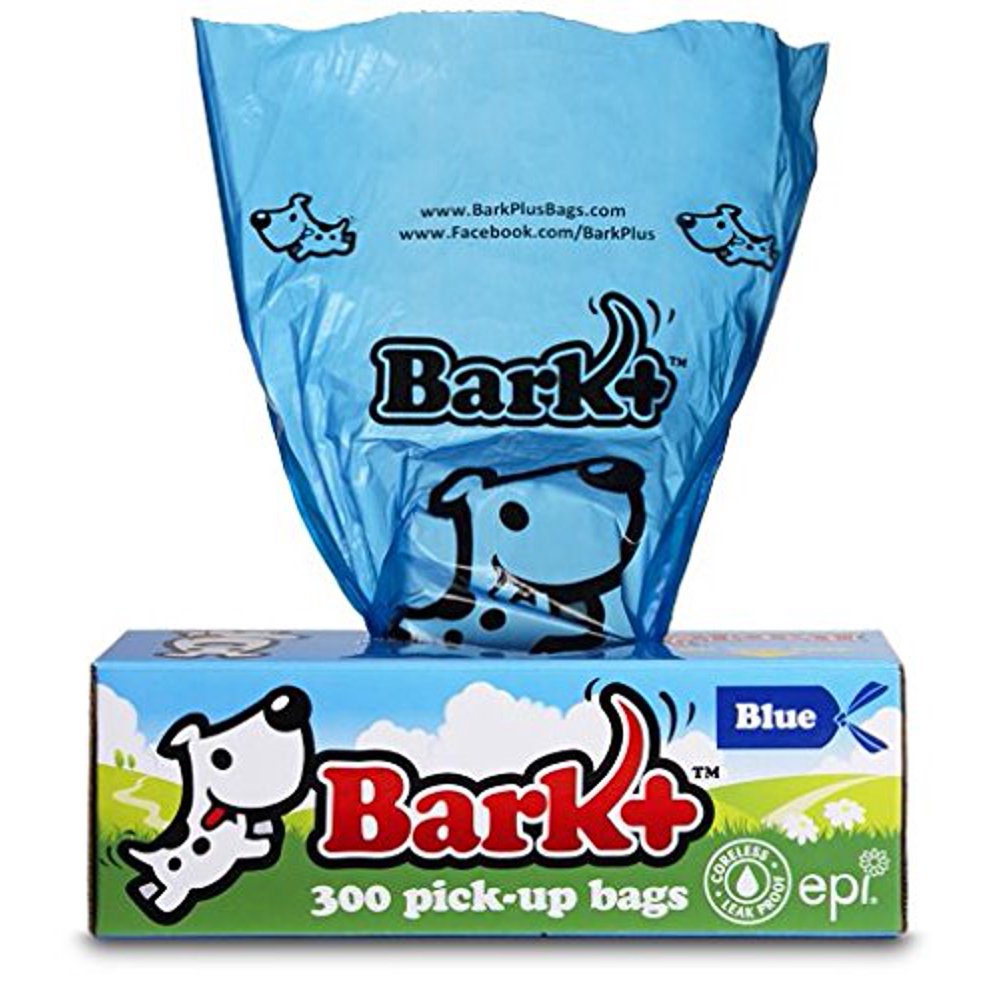 Dog Waste Poop Bags, 300 Count Blue, by Bark+