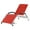 Cherry Red, variant on Vivere Dockside Sun Lounger in Green Apple with White Aluminum Frame