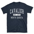 thumbnail image 1 of Cavalier North Dakota Classic Established Men's Cotton T-Shirt, 1 of 1