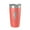 Coral, variant on Bear & Mud Lakes Map Tumbler Travel Mug Insulated Laser Engraved Coffee Cup Idaho 20 oz Black