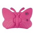 thumbnail image 2 of iPad 10.2 Case (9th/8th/7th Generation, 2021/2020/2019 Release), Kids Friendly Shockproof Butterfly Wing Kickstand Rugged Light Weight EVA Protective Cover, Rose, 2 of 6