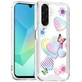 thumbnail image 4 of For Samsung A16 5G Beautiful TPU Designs Case Case - Pastel Hearts with Butterflies, 4 of 4