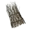 Natural Black Bamboo Garden Indoor And Outdoor Fence Privacy Screen Panels Wall Backdrop Decor for Home Events - Pick - 30x11cm