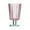 Pink, variant on Novelty Vintage Petal Ripple Water Glass Wide Ribbed Design Crystal Glass Highball Wine Glass For Parties Bars And Home Use
